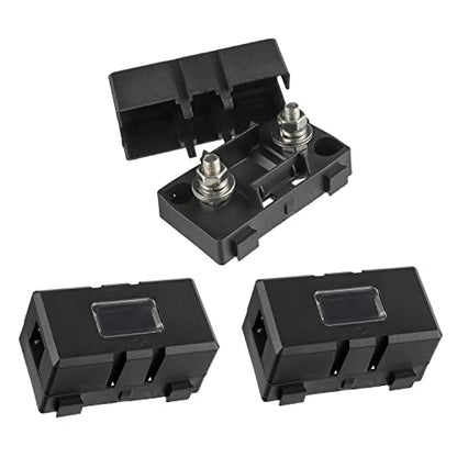 Midi Fuse Holder for Screw-On or Strip Car Fuse (3 Pieces) - color: Fuse Holder 3 Pcs