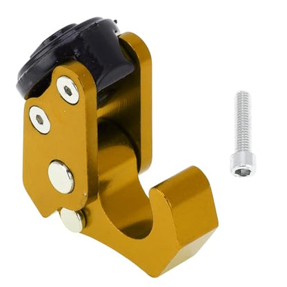Motorcycle Handlebar Hook Helmet Gloves Luggage Hanger Motorcycle Hook Hanger Aluminum Alloy Gold Tone - color: Gold Tone