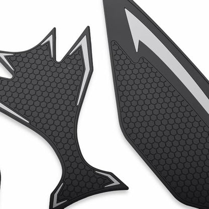 Motorcycle Tank Traction Pad Side Gas Knee Grip Protective Sticker Protector for Kawasaki ninja650 （2017-2025） Z 650 （2019-2025）(Gray) - color: Gray