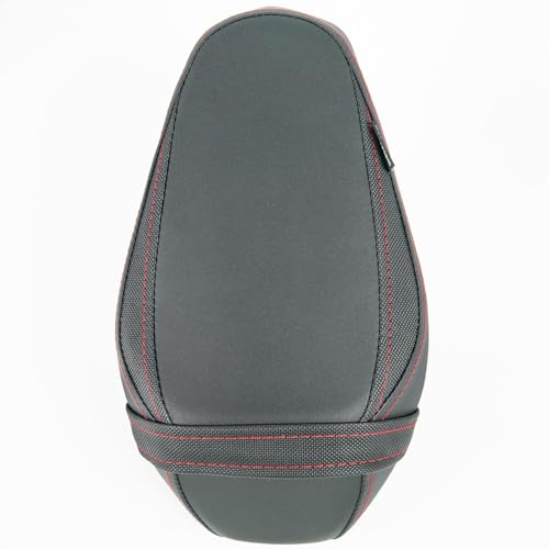 Motorcycle Leather Rear Passenger Seat Cushion Pad Set fit for Z900 Z 900 2017 2018 2019 2020 2021 2022 2023 2024 Pressure Relief Soft Saddle Pillion, Black - color: Rear - Black