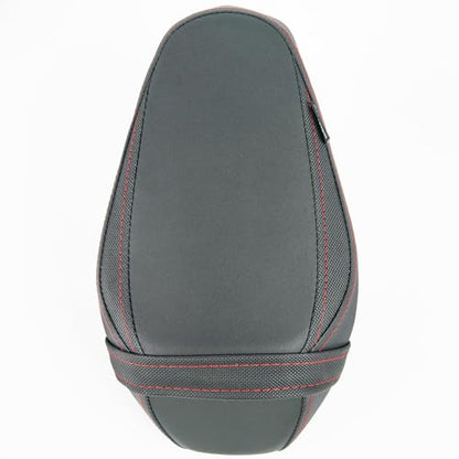 Motorcycle Leather Rear Passenger Seat Cushion Pad Set fit for Z900 Z 900 2017 2018 2019 2020 2021 2022 2023 2024 Pressure Relief Soft Saddle Pillion, Black - color: Rear - Black
