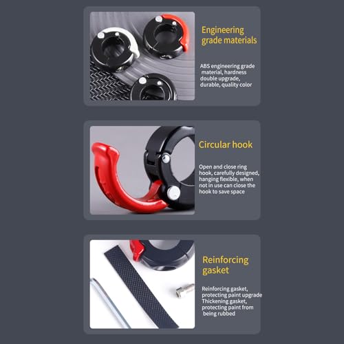 Aluminum Motorcycle Handlebars Hook Luggages Hanger Hook Motorcycle Helmets Hook Bikes Hangings Bag Hook - color: Blue