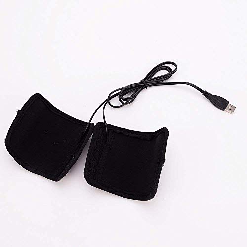 Winter Motorcycle ATV Scooter USB Heated Grips Handlebar 7/8"-11/5"(22-30mm) Warmer Sleeves with Switch to Control Temperature