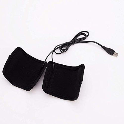 Winter Motorcycle ATV Scooter USB Heated Grips Handlebar 7/8"-11/5"(22-30mm) Warmer Sleeves with Switch to Control Temperature