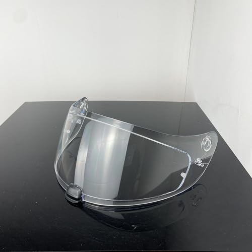 HJ20M Helmet Visor Replacement,Tinted UV protection Motorcycle Helmet Face Shield Windshield Lens For HJC C70 FG-17 FG-ST IS-17 (Clear) - color: Clear