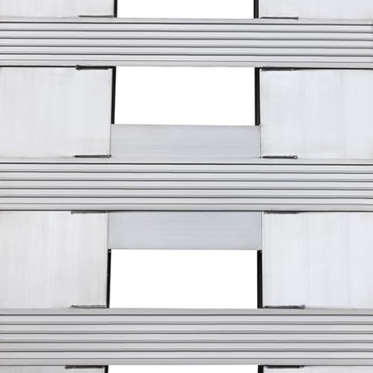 2pcs 6800lbs 6 ft x 15" Aluminum Trailer Ramps with Top Hook Attaching End & Crossbar Anti-Slip Truck Car Auto Ramp Universal Loading Ramps for Motorcycle, ATV, Bike, Lawn Mower - size: 15”W x 72”L