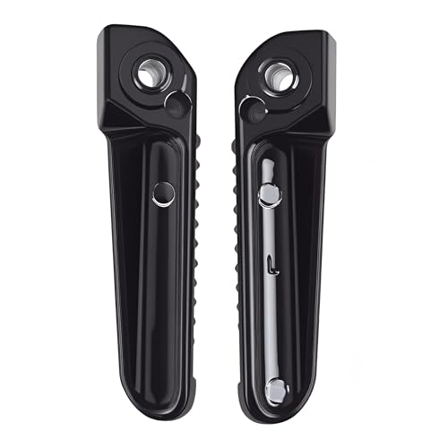 Yamaha Motorcycles Footrests Rear Foot Pegs For Yamaha YZF R1 2002-2014 and Yamaha YZF R6 2003-2017; Black - color: Black-Rear