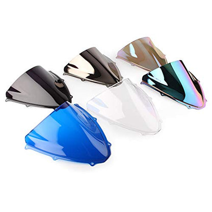 Motorcycle Windshield Fits uzuki GSXR 600/750 2006-2007 K6, Clear - color: Clear