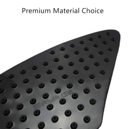 Motorcycle Universal Gas Tank Pad Gas Fuel Knee Grip Decal Protector Traction Side Pads Compatible with 1000RR Z1000 FZ1 R6 and More Black - color: Black