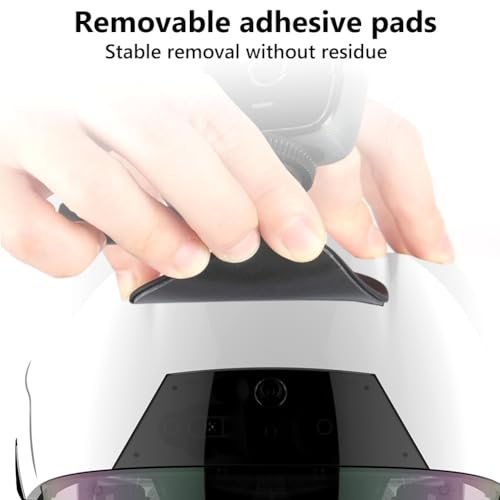Flexible Helmet Mount Adhesive Attachment Kit for Insta360 X5 X4 Air X4 X3 X2 Ace Pro Ace, Helmet Camera Mount Compatible with GoPro Hero, SJCAM, Panoramic Camera, Action Camera Accessories