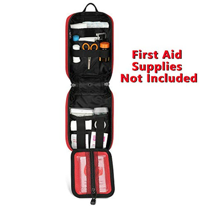 Gonex MOLLE Medical Pouch EMT First Aid Pouch Rip-Away IFAK Tactical Utility Pouch for Outdoor Activities Medical Supplies (Bag Only) - color: Red