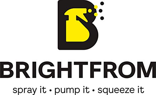 BRIGHTFROM 32 OZ Empty Plastic Spray Bottle, Heavy Duty with Adjustable Spray Nozzle, Chemical Resistant, All Purpose, Professional for Cleaning, Planting & Chemical Solutions