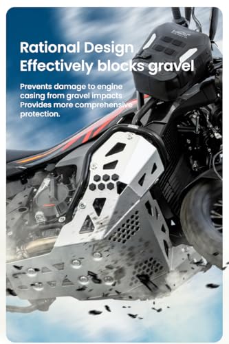 Motorcycle Engine Guard Lower Crash Bar + Engine Guard Protector Replacement Saddlebags Guard，Compatible with KTM 790 Adventure 890 Adventure Husqvarna Norden 901