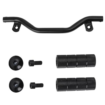 Mokuo Motorcycle Highway Extend Footrest Bar in Heavy Iron Material Come with Foot Peg,Compatible with YAMAHA Zuma 2015-2021,Black Color - size: 2015-2021 BW's