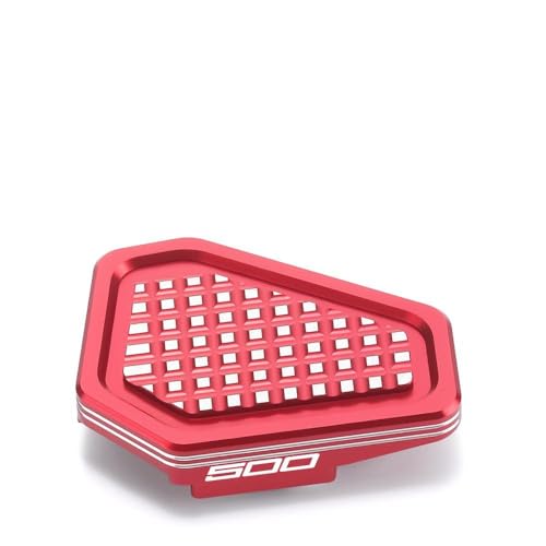Modeer Motorcycle Widening Foot Brake Pedal Extension Compatible with Ninja 500/se 2024 2025 Enlarge Anti-Slip Peg Extender Plate ninja500 Accessories (red) - color: red, size: Ninja 500