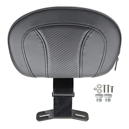 LABLT Black Detachable Front Driver Rider Backrest Pad, Motorcycle Front Driver Back Pad Replacement for Touring CVO Road King Street Glide Electra Glide 2009-2022