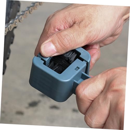 STOBAZA Bike Chain Cleaner Brush Set Reusable Ergonomic Motorcycle Chain Cleaning Brush for Bicycle and Mountain Bike Maintenance for Daily Use