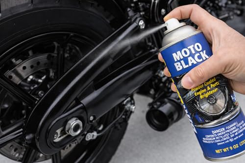Bike Brite MC53000 Black Powder Coated Engine and Wheel Cleaner, 9 fl. oz.