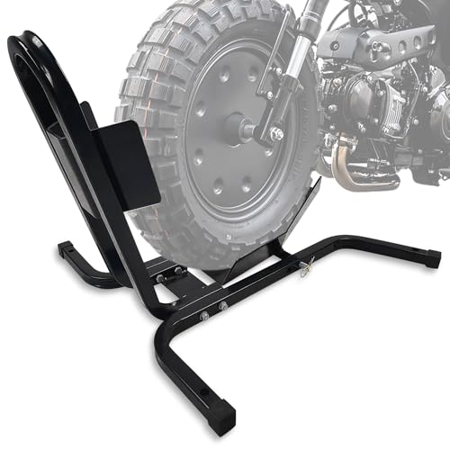 Professional Grade Universal Motorcycle Wheel Chock – Heavy-Duty 1500 Lb Stand for Trailers, Garage, Dirt Bikes, Cruisers & Sport Bikes with Quick-Adjust Security