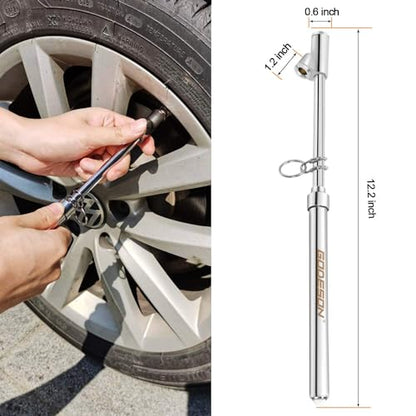 GODESON Dual Head Tire Pressure Gauge,Heavy Duty Pen Tire Gauge Range 10-150PSI; 1-10kg/cm2,Dual Head Truck Air Pressure Gauge (Pack of 20)… - size: 20 pack