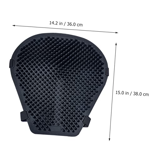 VALICLUD Motorcycle Seat Cushion Silicone Pad for Motorbike Breathable Slip Shockproof Cooling Silicone Seat Cover Comfortable Motorcycle Saddle Cushion for Long Rides