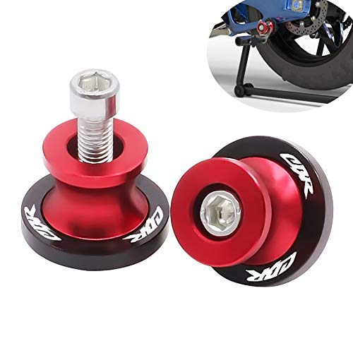 Motorcycle Swing Arm Sliders Spools 2Pcs 8MM CNC for Honda CBR150 CBR100F CBR1000RR CBR1100XX CBR125 CBR250 CBR400RR CBR400F CBR450SR CBR600RR CBR900RR CBR954RR Red - color: Red M8