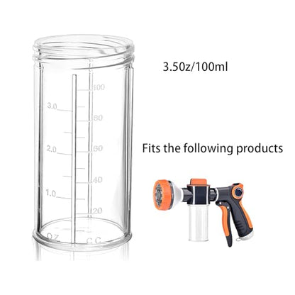 3.5oz/100ml 100ML water gun foam bottle garden hose soap bottle car wash home