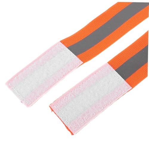 Mipcase 4pcs Adjustable Elastic Arm and Leg Straps for Night Riding Safety Weather Resistant Gear for Mountain Biking and Outdoor Sports