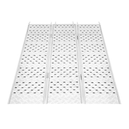 77" Aluminum Loading Ramps for Pickup Trucks, Heavy Duty Folding Loading Ramps Foldable Loading Ramps for Pickup Trucks 1500lb Capacity for ATV UTV Motorcycle Lawn Mower & Dirt Bike