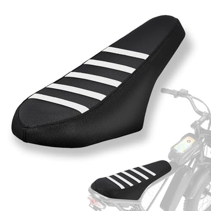 Non-Slip Seat Cover Compatible Fit for Ridstar Q20/Q20 Pro Lite EBike E-Bike, Electric Bike Soft Seat Cover White - color: white