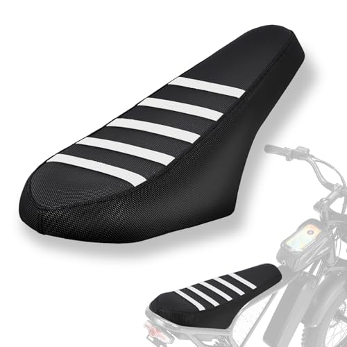 Non-Slip Seat Cover Compatible Fit for Ridstar Q20/Q20 Pro Lite EBike E-Bike, Electric Bike Soft Seat Cover White - color: white