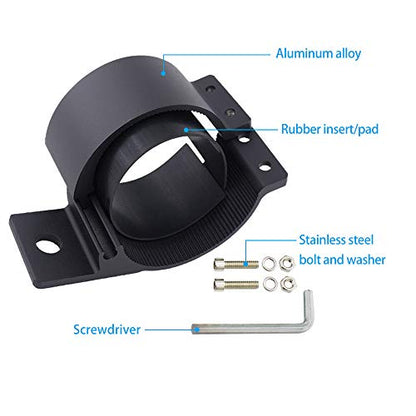 Universal 1.6Inch Tube Clamp Mounting Bracket for Bull Bar Roof Rack Roll Cage - Adjustable 40-42mm (1.57-1.65inch) Kit for LED Square/Round Offroad Lights & Light Bars - size: Approx 40-42MM (1.57-1.65Inch)