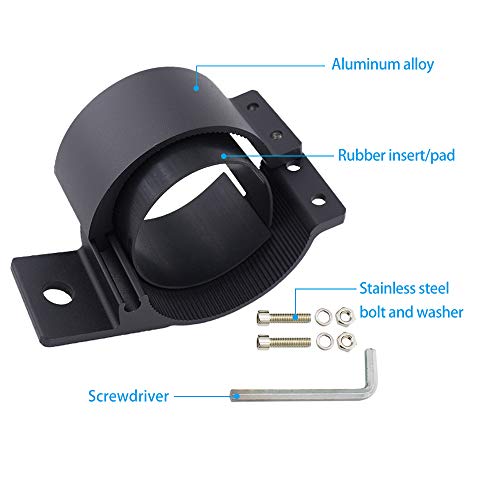 Universal 2Inch Tube Clamp Mounting Bracket for Bull Bar Roof Rack Roll Cage - Adjustable 49-51mm (1.93-2.01inch) Kit for LED Square/Round Offroad Lights & Light Bars - size: Approx 49-51MM(1.93-2.01inch)