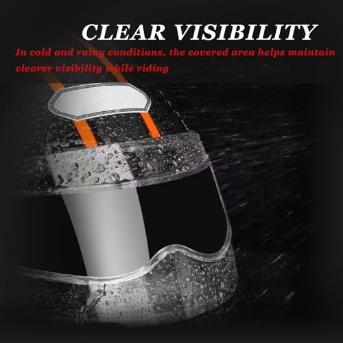 4 PCS Motorcycle Helmet Visor Anti Fog Film for AGV AX-8 Dual 2012-2015, Rain Resistant HD Helmet Shield Films, Clear Patch, Anti-Steaming Insert, Clear Vision