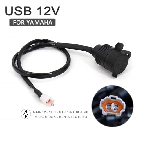 12V Motorcycle Double USB Charger Adapter for Yamaha Tracer MT-07 MT-09 SP FZ-09 FZ-07 Tracer XSR 700 900 Motorcycle Accessories