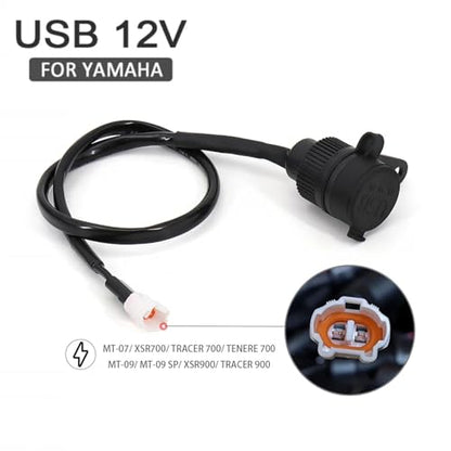 12V Motorcycle Double USB Charger Adapter for Yamaha Tracer MT-07 MT-09 SP FZ-09 FZ-07 Tracer XSR 700 900 Motorcycle Accessories