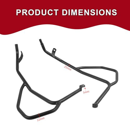 Highway Crash Bar Frame Falling Protector Bars Replacement for Honda NT1100 NT1100 DCT NT1100 ES 2025 2026 Motorcycle Steel Engine Guard Bumper (Upper and Lower)