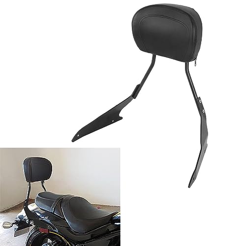 XFMT Motorcycle Black Detachable Sissy Bar Passenger Backrest Pad For Suzuki Boulevard M109R 2006-2024