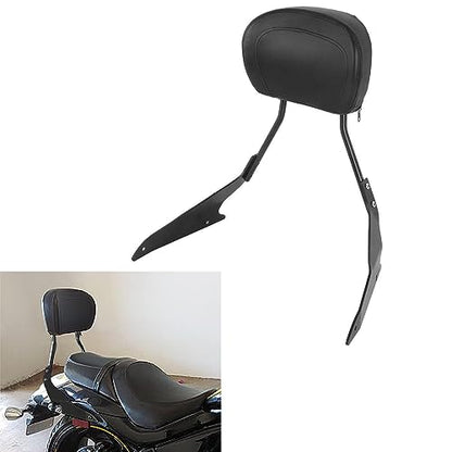 XFMT Motorcycle Black Detachable Sissy Bar Passenger Backrest Pad For Suzuki Boulevard M109R 2006-2024