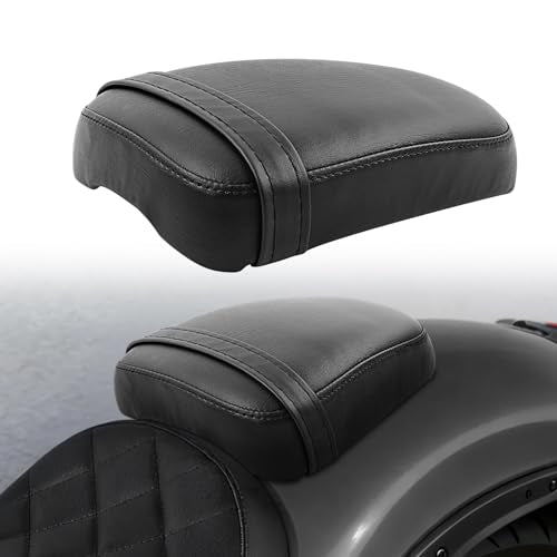 DREAMIZER Cool Gel Motorcycle Rear Passenger Seat Compatible with Honda Rebel 1100 CMX1100 CM1100 2021 2022 2023 2024 2025, Motorcycle Solo Seat Pillion Cushion Pad, Black - style: Rear-Black