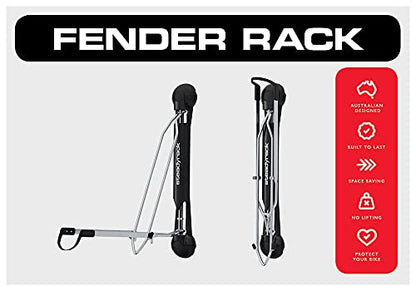 Steadyrack Bike Rack - Easy Lift Swivel Bike Wall Mount, Vertical Storage Solution for Bicycles with Fenders or Mudguards, Garage Bicycle Rack Wall Mount for Home