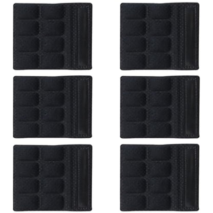 6PCS Chin Pads Foam Pad Set Strap Padding Replacements Universal Cushion Mats for Cycling Bike Bicycle Motorcycle Road Racing Riding Helmet - color: Black 6PCS