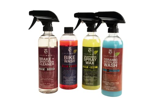 SILCA Ultimate Brake and Drivetrain Cleaner for Bicycles, best for disc brakes chains and cassette, 16 ounce spray bottle, purple foam encapsulates grit and grime - style: Step 1: DETOX - Brake and Drivetrain cleaner