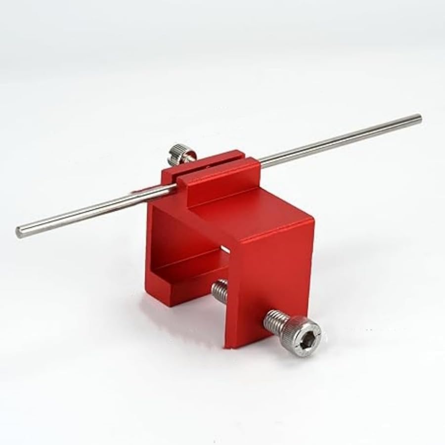 Motorcycle Chain Alignment Tool, Red Aluminum Sprocket Alignment Tool for ATV, Dirt Bike, Scooter, and Chain Maintenance - color: red