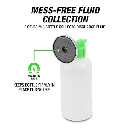 OEMTOOLS 25036 Bleed-O-Matic One-Man Brake Bleeder Kit, Featuring An Opaque Brake Bleed Bottle / Transparent Hoses and Tapered Fittings, No Mess Brake Fluid Bleeding , Multi color(Packaging May Vary) - style: Brake Bleeder Kit