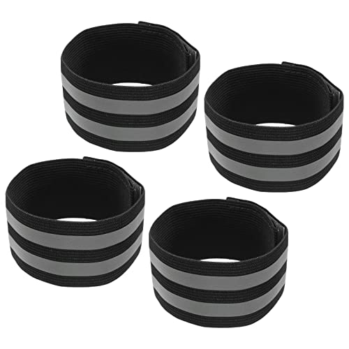 MECCANIXITY Reflective Bands for Arm - color: Black, size: 12x2 Inch
