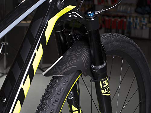 Bike Front Wheel Mudguard - Lightweight & Durable Protection - Universal Fit - Protect Against Mud, Water Spray and More - color: Grey/Wolf