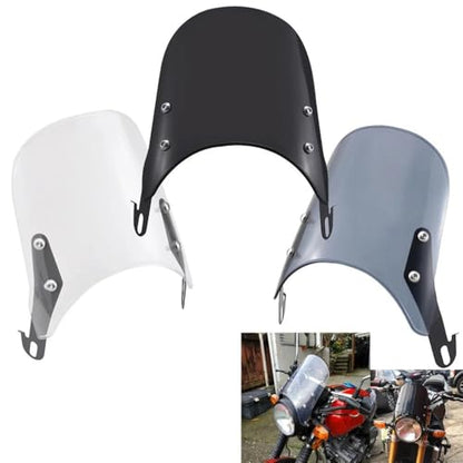 Fairing Windscreen Motorcycle Windshield Extension Spoiler Universal Motorbike Windscreen Wind Deflector Airflow Extender Parts Adjustable