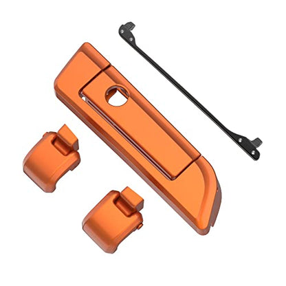 Moto Onfire Amber Whiskey Harley Tour Pack Latches Hinges Fit for AB Harley/Davidson Touring Razor Chopped King Tour Pak - color: Amber Whiskey