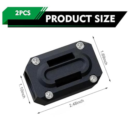 2 PCS Motorcycle Engine Guard Bumper Block, 22/25/28mm Nylon Crash Bar Slider Decor, Motorcycle Bumper Pole Protection Blocks, Universal Anti-Scratch Drop Frame Guard for Most Motorcycles